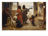 The Connoisseurs Giclee Print by Gyula Tornai