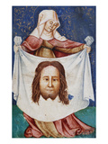 St Veronica Holding the Cloth. Book of Hours. Southern Germany Nuremberg Giclee Print