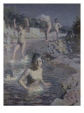 The Bathers; La Baignade Lámina giclée por Etienne Alphonse Dinet The Bathers; La Baignade Lámina giclée por Etienne Alphonse Dinet