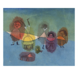 Small Children; Kindergruppe reproduction procédé giclée par Paul Klee
