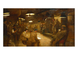 Interior of the 'Rustic Art Club' Giclee Print by Robert Sherar