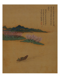 Hermit Fishing on the Peach Blossom Stream, in the Style of Zhao Mengfu, from an Album of Ten… Lámina giclée por Yun Shouping Hermit Fishing on the Peach Blossom Stream, in the Style of Zhao Mengfu, from an Album of Ten… Lámina giclée por Yun Shouping