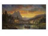 St Etienne Giclee Print by Charles Euphrasie Kuwasseg