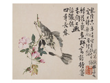 A Page (Fish) from Flowers and Bird, Vegetables and Fruits Giclee Print by Li Shan