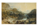 Rosthwaite Bridge, Borrowdale Giclee Print by William Turner