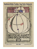 Cover of 'Deutsche Kunst Und Dekoration' reproduction procédé giclée par Margaret Macdonald Mackintosh