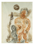 The Power of the Giant; Gewalt Den Riesen Reproduction procédé giclée par Paul Klee
