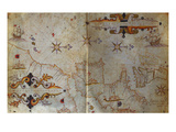 Portolan Atlas of the Mediterranean Giclee Print by Augustin Roussin