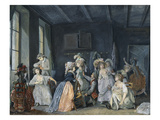 Les Apprets Du Ballet Giclee Print by Niclas II Lafrensen