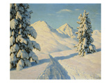 Winter Landscape Giclee Print by Ivan Fedorovich Choultse