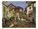 A Spanish Wedding Ceremony Giclee Print by Placido Frances y Pascual
