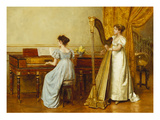 The Music Room Giclee Print by George Goodwin Kilburne