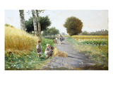 The Young Harvesters Giclee Print by Federico Rossano