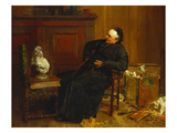 The Connoisseur reproduction procédé giclée par Walter Dendy Sadler