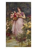 In the Garden of Roses Giclee Print by Richard Willes Maddox