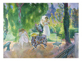 The Dinner; Le Dejeuner Giclée-Druck von Henri Lebasque