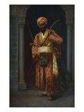 The Arab Guard reproduction procédé giclée par Ludwig Deutsch
