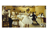 The Royal Theatre's Ballet School Lámina giclée por Paul Fischer