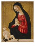 The Madonna Adoring the Child Giclee Print by Neroccio Di Landi