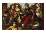A Poultry Stall Giclee-trykk av Joachim Beuckelaer (Studio of)