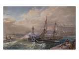Stormy Weather, Whitby Giclee Print by Samuel Phillips Jackson