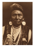 Chief Joseph-Nez Perce, 1903 Giclée-tryk af Edward S. Curtis Chief Joseph-Nez Perce, 1903 Giclée-tryk af Edward S. Curtis