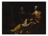 Samson and Delilah Giclée-tryk af Massimo Stanzione