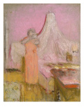 The Morning Cup of Tea. La Tasse De the Du Matin Giclée-Druck von Edouard Vuillard