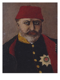 Portrait of the Ottoman Sultan, Abdel Aziz (1861-76) Giclee Print by Turkish School 