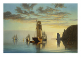 Marée du soir Reproduction procédé giclée par William Partridge Burpee