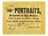 Portraits, Done in This Style….' Impressão giclée por William Matthew Prior Portraits, Done in This Style….' Impressão giclée por William Matthew Prior