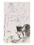 Parisian Cafe Singer; Chanteuse De Cafe-Concert Giclee Print by Édouard Manet