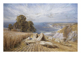Harvesting on the South Coast Giclee Print by Edmund G. Warren