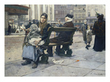 The Boulevard, Brussels Giclee Print by Franz Gailliard