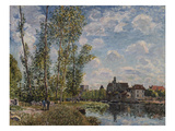 Moret, View of the Loing an Afternoon in May; Moret, Vue Du Loing, Apres-Midi De Mai Giclee Print by Alfred Sisley