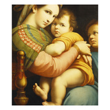 The Madonna Della Sedia Giclee Print by Francois-xavier Fabre
