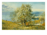 An Alpine Lake Giclee Print by John William Inchbold
