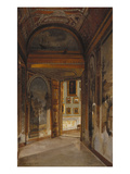 Interior of the Palazzo Borghese, Rome Giclee Print by Joseph Theodore Hansen