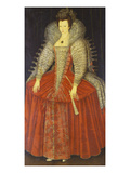 Portrait of a Lady, Said to Be Queen Catherine of Sweden Giclee Print by English School 