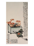 Lingzhi and Pomegranates Giclee Print by Wu Changshuo