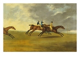 Lord Grosvenor's 'Enterprise' Winning from 'Waty' and 'Hannibal' at Brightelmstone Races, 1804 Giclee Print by Edwin Cooper