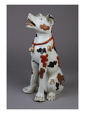 A Handsome Arita Model of a Seated Dog Giclee Print