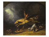 The Fox Hunter's Dream reproduction procédé giclée par William Holbrook Beard