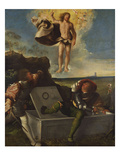 The Resurrection Giclée-tryk af Giovanni de Busi Cariani
