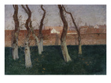 The Walled Garden reproduction procédé giclée par Fritz Thaulow