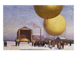 Ballooning at the Berliner Verein Fur Luftfahrt Giclee Print by Philipp Braumuller