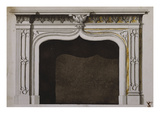 A Gothic Chimney Piece with Foliage-Capped and Ring-Banded Cluster Columns Giclee Print by Robert Adam