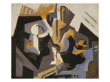 Cubist Still Life in Blue and Grey; Nature Morte Cubiste Bleu Gris Giclee-trykk av Maria Blanchard