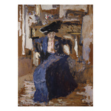 Woman in Blue Giclee Print by Edouard Vuillard