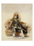 Portrait of Abu-Ul-Mejid Sultan of Turkey Seated Full Length in Military Dress Wearing the Order… Giclee Print by Sir David Wilkie